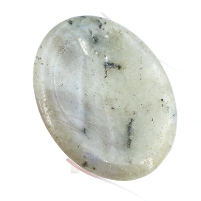 35x45mm Thumb Worry Stones Oval Massage Quartz Healing Crystal 7 Chakra Therapy Meditation Spiritual Natural Gemstone Spa Tools