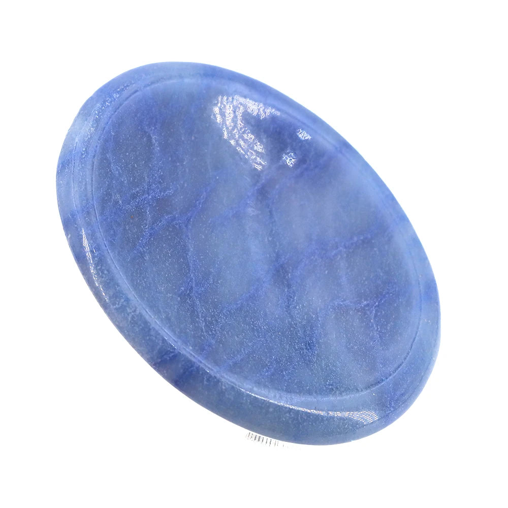 35x45mm Thumb Worry Stones Oval Massage Quartz Healing Crystal 7 Chakra Therapy Meditation Spiritual Natural Gemstone Spa Tools