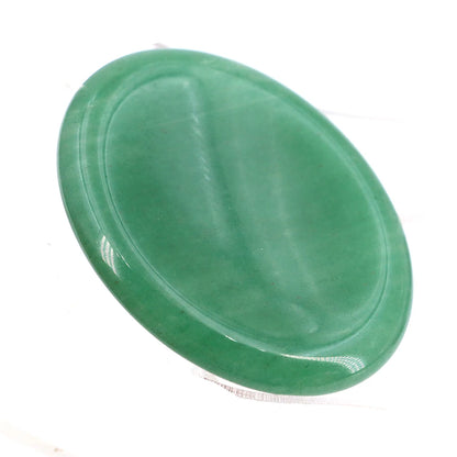 35x45mm Thumb Worry Stones Oval Massage Quartz Healing Crystal 7 Chakra Therapy Meditation Spiritual Natural Gemstone Spa Tools